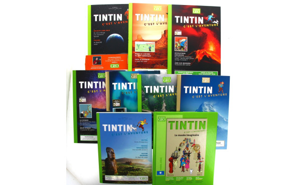 TINTIN - 9 numéros spéciaux de la revue 
