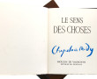 CHAPELAIN -MIDY "Le sens des choses", Mo