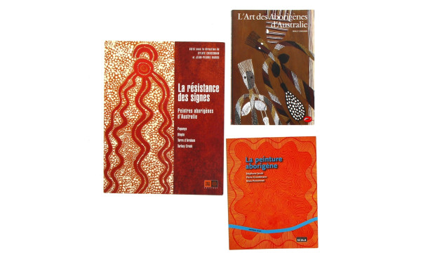 ABORIGENE - Lot de 3 ouvrages sur l'art 