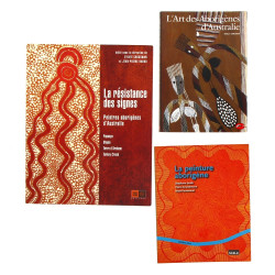 ABORIGENE - Lot de 3 ouvrages sur l'art 