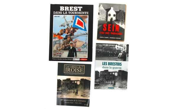 BRETAGNE Thème de la guerre et divers - 