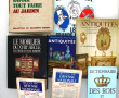 Carton de livres divers jardin, beaux-ar