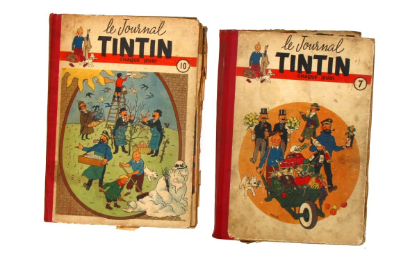 JOURNAL DE TINTIN n° 7 et n° 10 de 1950/