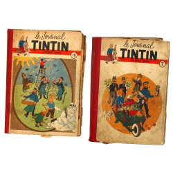 JOURNAL DE TINTIN n° 7 et n° 10 de 1950/