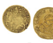 Lot de jetons et monnaies en cuivre et l