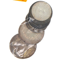 Lot de 7 pièces en argent : 3 pièces de 