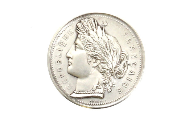 Médaille XIXème en argent Sté d'Horticul