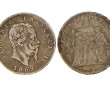 4 pièces de 5 F écus en argent, XIXème
