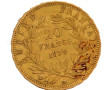 Pièce de 20 F or "1859" atelier BB
