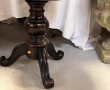 Tabouret piano assise tapisserie fin XIX