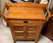 Meuble style desserte en bois claire ouv