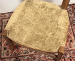 Chaise circa 1900 en bois sculpté, dossi