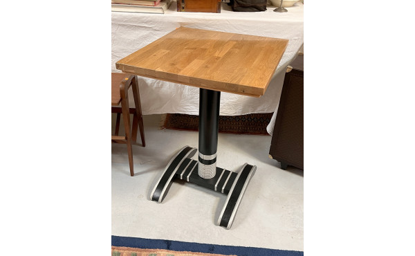 Table bistrot vintage, piètement style A
