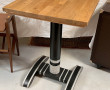 Table bistrot vintage, piètement style A
