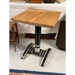 Table bistrot vintage, piètement style A