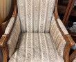 Paire de bergères style Louis XVI en boi