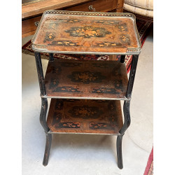 Petit meuble Napoléon III en bois noirci