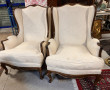 Paire de bergères de style Louis XV en b