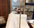Lampadaire moderne en métal doré, 5 bras