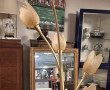 Lampadaire moderne en métal doré, 5 bras