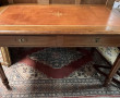 Bureau plat en bois fruitier, plateau cu