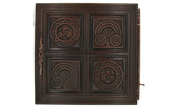Style SEIZ BREUR - Paire de portes de bu