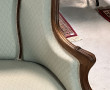 Salon de style Louis XV en bois naturel 