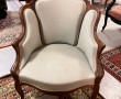 Salon de style Louis XV en bois naturel 
