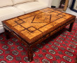 Grande table basse rectangulaire verni f
