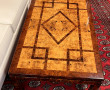Grande table basse rectangulaire verni f