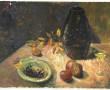 Hervé KERVELLA (XXème) "Nature morte aux