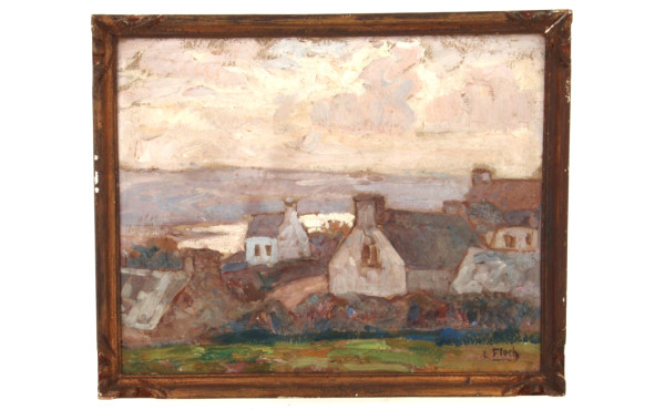 Lionel FLOCH (1895-1972) "Paysage de bor