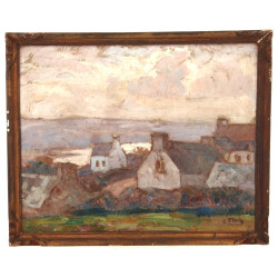 Lionel FLOCH (1895-1972) "Paysage de bor