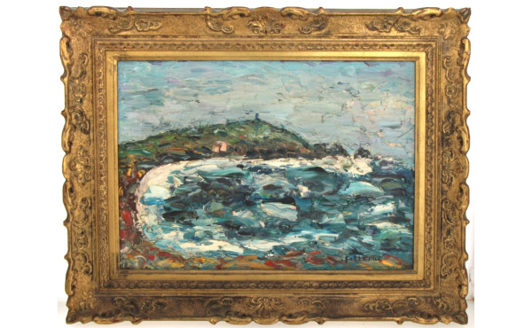 Georges BALLERAT (1902-2000) "Marine", h