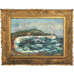 Georges BALLERAT (1902-2000) "Marine", h