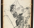 Thierry DUQUOC (Xxème) "Atelier du peint