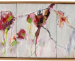 Ecole Contemporaine "Triptyque de fleurs