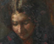 Ecole Française Xxème "Portrait de femme