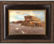 Ecole début Xxème "Côte rocheuse", huile