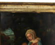 Ecole fin XIXème "Vierge à l'Enfant", hu