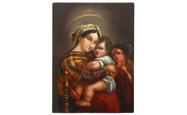 D'après RAPHAEL - "Vierge à la chaise, a
