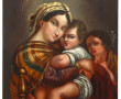 D'après RAPHAEL - "Vierge à la chaise, a