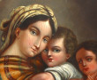 D'après RAPHAEL - "Vierge à la chaise, a