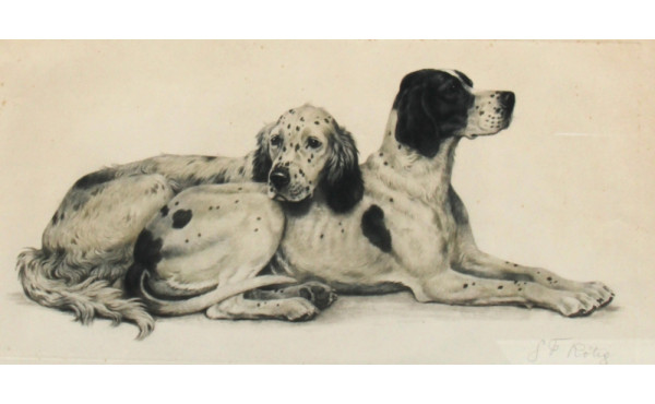 Georges Frédéric RÖTIG (1873-1961) "Deux
