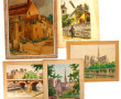 Lot de 5 œuvres sur papier : 3 par Henri