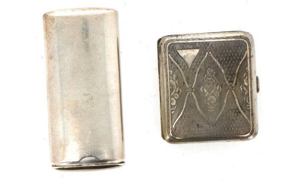 Etui à cigares en métal, ouverture couli