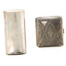 Etui à cigares en métal, ouverture couli