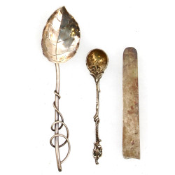 Petite cuillère en argent 800ème (poids 