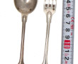 Couvert enfant en argent, poinçon minerv