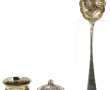 Lot de 3 pièces en argent : petit verre 